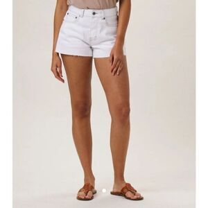 The Normal Brand Shorts Women's Ivory White High Rise Cut Offs Shorts Size 28